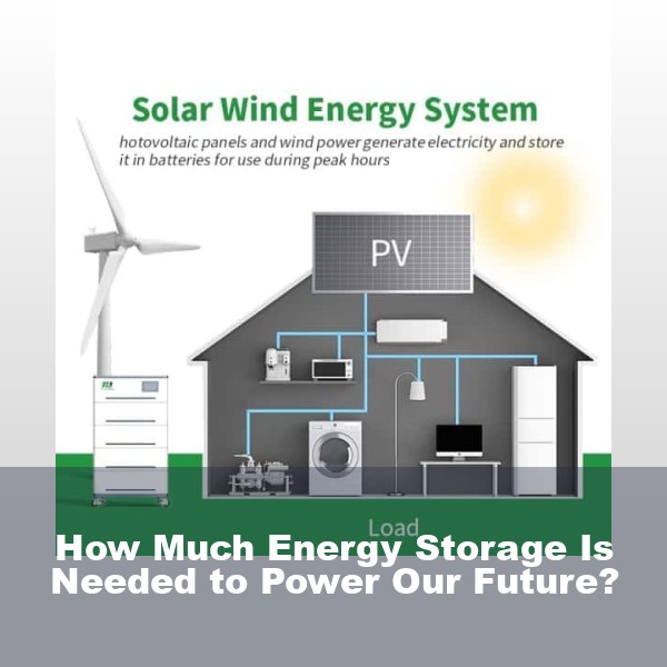 How Much Energy Storage Is Needed to Power Our Future?